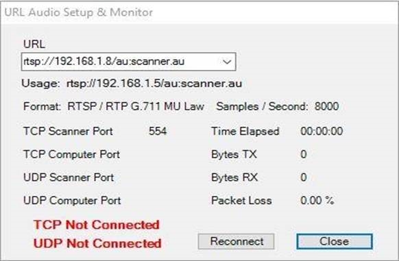 Configuraci&oacute;n de audio de ProScan - Paso 3