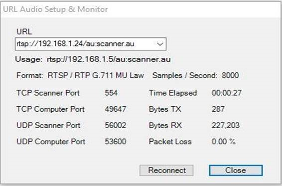 Configuraci&oacute;n de audio de ProScan - Paso 4