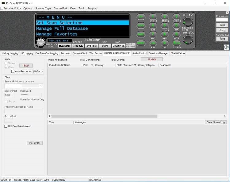Configuraci&oacute;n del servidor web de ProScan - M&Eacute;TODO ALTERNATIVO