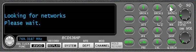 Configuraci&oacute;n de Wi-Fi del Uniden BCD536HP - Paso 2