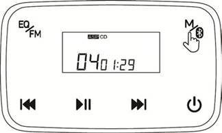 Introducci&oacute;n a la funci&oacute;n Bluetooth - Paso 1