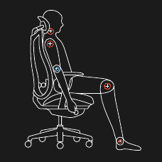Palanca de ajuste de altura del asiento