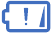 icono de alerta de bater&iacute;a baja