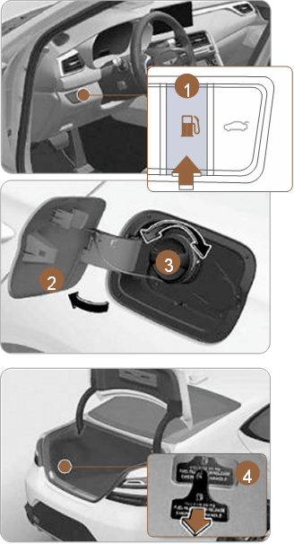 CONTROLES DE LA PUERTA DEL DEP&Oacute;SITO DE COMBUSTIBLE