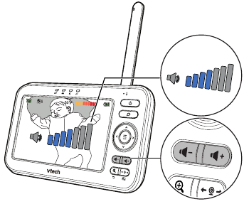 Ajustar el volumen del altavoz