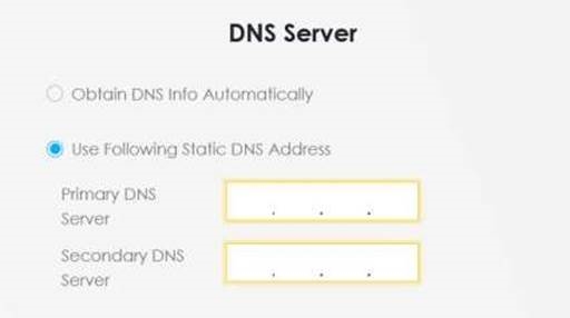 Cambiar DNS