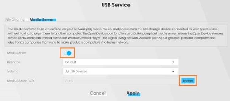 Configuraci&oacute;n del almacenamiento USB - Paso 3
