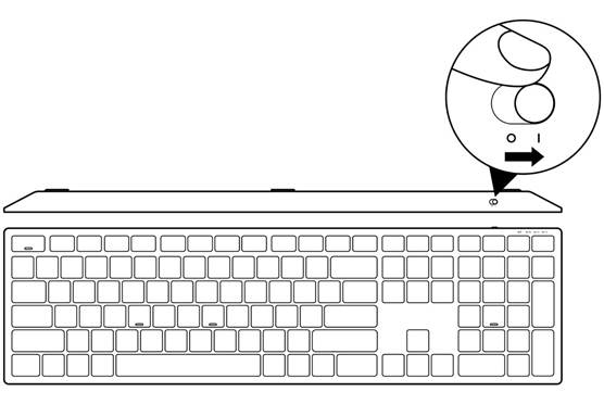 Configuraci&oacute;n del teclado inal&aacute;mbrico - Paso 4