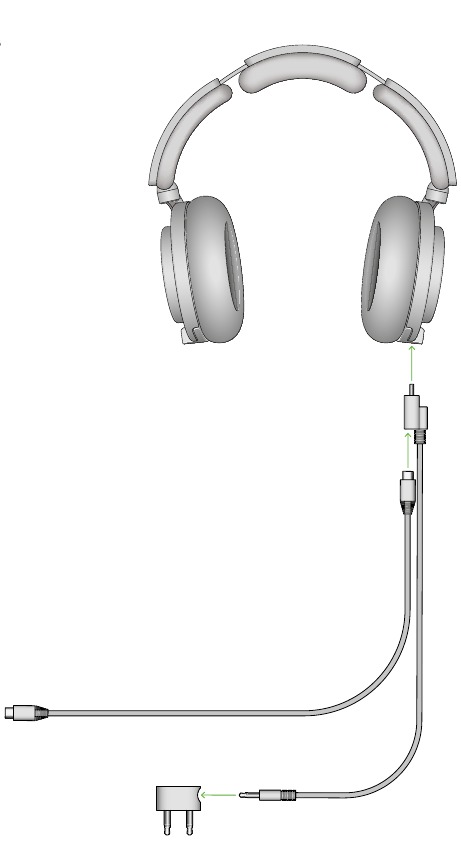 Adaptador para vuelo (disponible por separado)