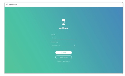 Portal myWallbox - Paso 1