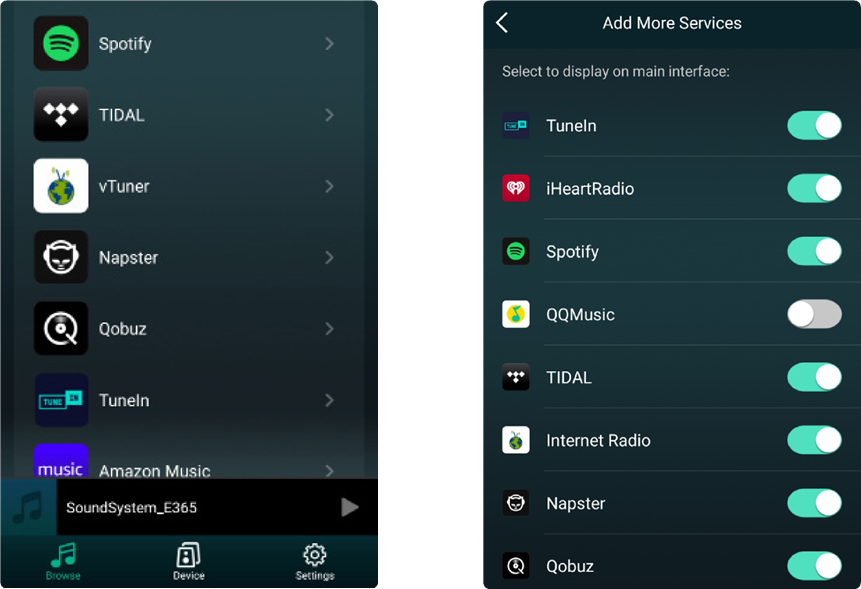 Servicios de streaming