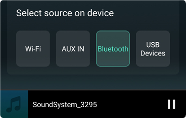 Para reproducir en modo Bluetooth