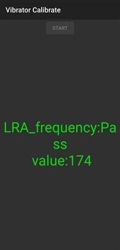 Calibraci&oacute;n del vibrador, resultado de la calibraci&oacute;n