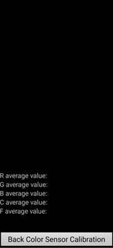 Calibraci&oacute;n del sensor de color trasero