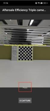 Aftersale Efficiency Triple Camera Calibration (main camera + wide angle), resultado de la calibraci&oacute;n