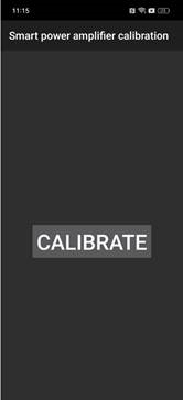 Calibraci&oacute;n inteligente del amplificador de potencia, interfaz de calibraci&oacute;n