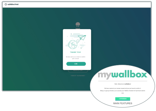 Crear una cuenta myWallbox: paso 2