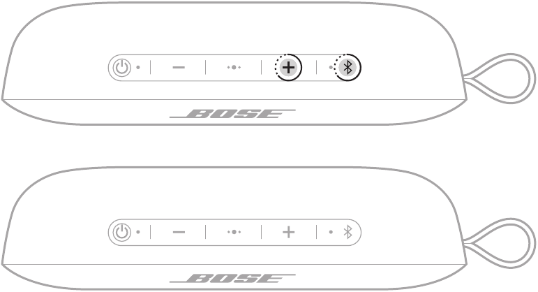 EMPAREJAR DOS ALTAVOCES BLUETOOTH DE BOSE MANUALMENTE - Paso 1