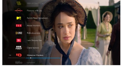 captura de pantalla de la lista de canales