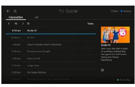 Vista de lista de la gu&iacute;a de TV
