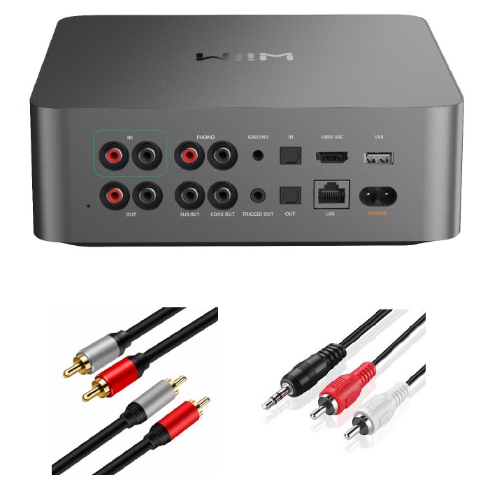 Entrada de fuente de audio anal&oacute;gica