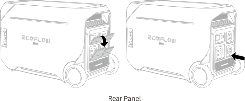 Panel trasero