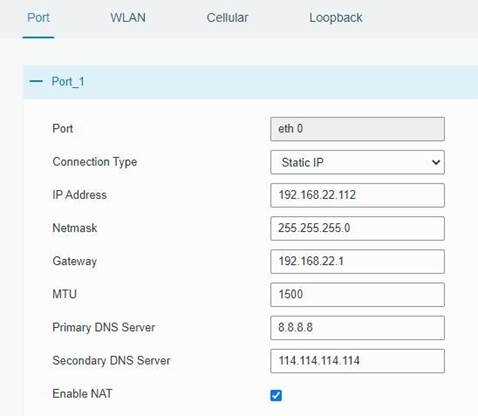 Configurar la conexi&oacute;n Ethernet - Paso 1