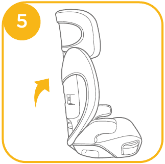 Montaje del soporte lumbar - Paso 2