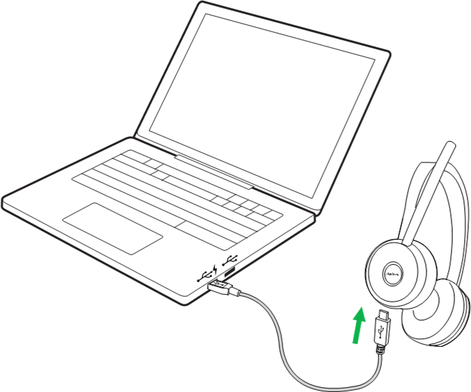 C&oacute;mo cargar - Uso del cable de carga USB