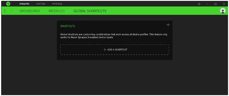 Atajos globales
