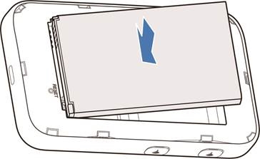 Inserte la tarjeta nano-SIM y la bater&iacute;a - Paso 3