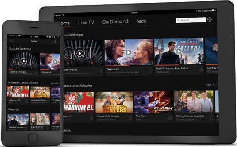Aplicaciones de Foxtel - Foxtel GO