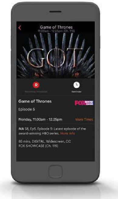 Aplicaciones de Foxtel - Aplicaci&oacute;n MyFoxtel