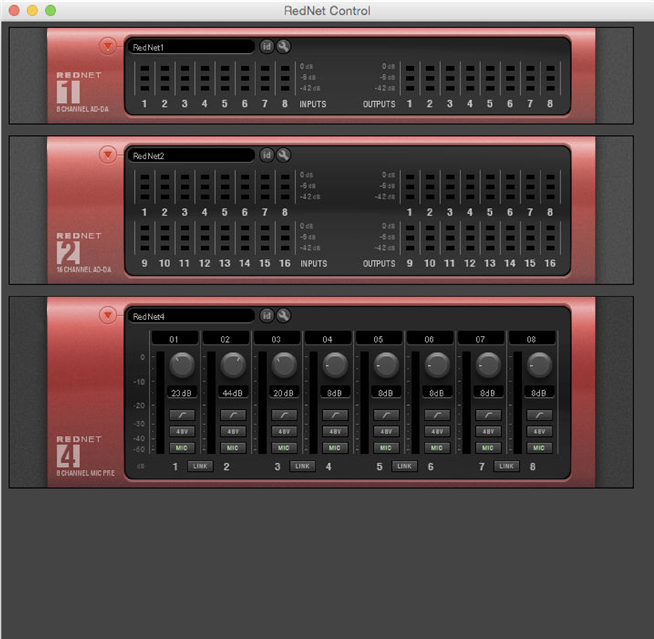 FUNCIONAMIENTO CON REDNET CONTROL