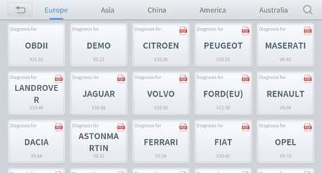 SELECT VEHICLE BY AREA - Paso 1