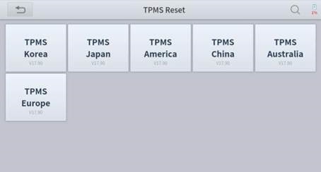 REINICIO DE TPMS - Paso 1