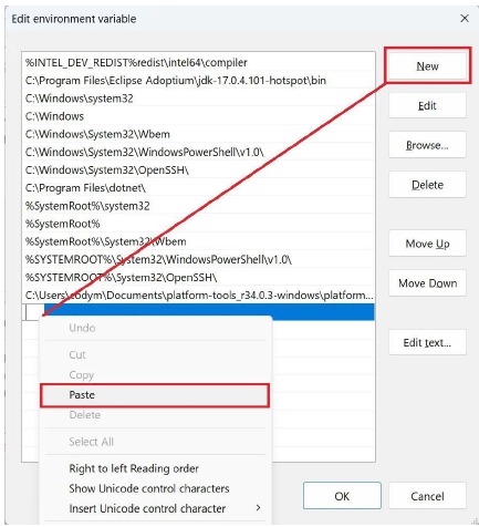 Configuraci&oacute;n del entorno de desarrollador de Windows - Paso 5