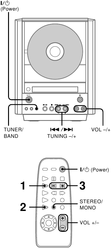 Operaciones b&aacute;sicas - Escuchar la radio