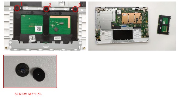 M&oacute;dulo del panel t&aacute;ctil - Paso 2