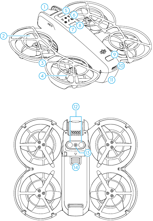 Descripci&oacute;n general - DJI Neo