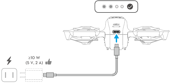 Uso por primera vez - Preparaci&oacute;n de DJI Neo - Paso 2