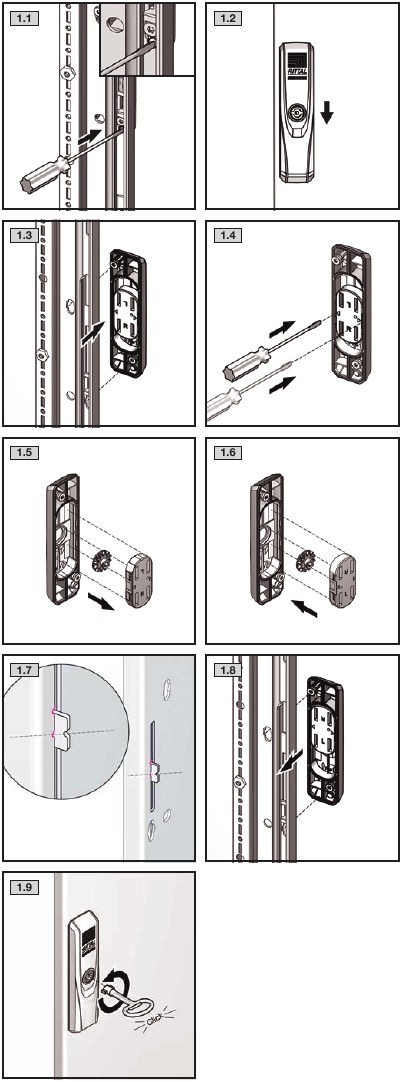 Cambiar el inserto de la cerradura - Funcionamiento