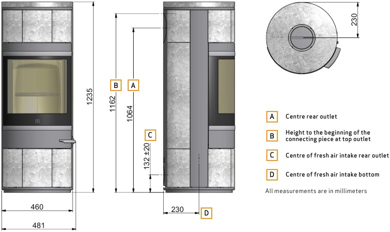 ESQUEMA DE DIMENSIONES DE SCAN 83-5 Y 83-6