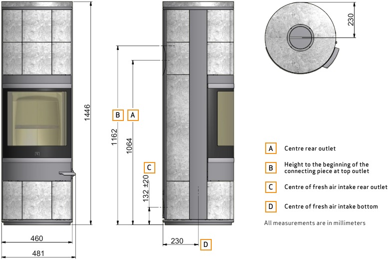 ESQUEMA DE DIMENSIONES DE SCAN 83-7 Y 83-8 MAXI 