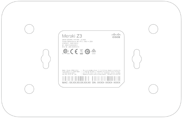 El panel inferior del Z3 - Z3