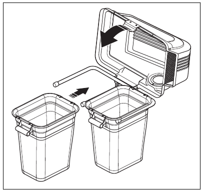 Para instalar las bolsas