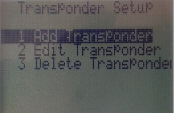 Configuraci&oacute;n del transpondedor