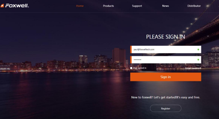 Crear un ID de Foxwell - Registrarse a trav&eacute;s del sitio web - Paso 4