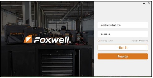 ID de Foxwell - Registrarse con FoxAssist - Paso 5