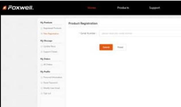 Registrar su esc&aacute;ner - A trav&eacute;s del sitio web - Paso 3